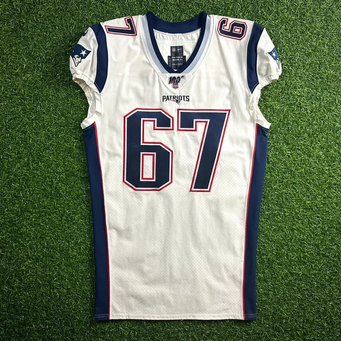2019 Nike NFL Game Issued Jersey New England Patriots Tyler Gauthier Team COA