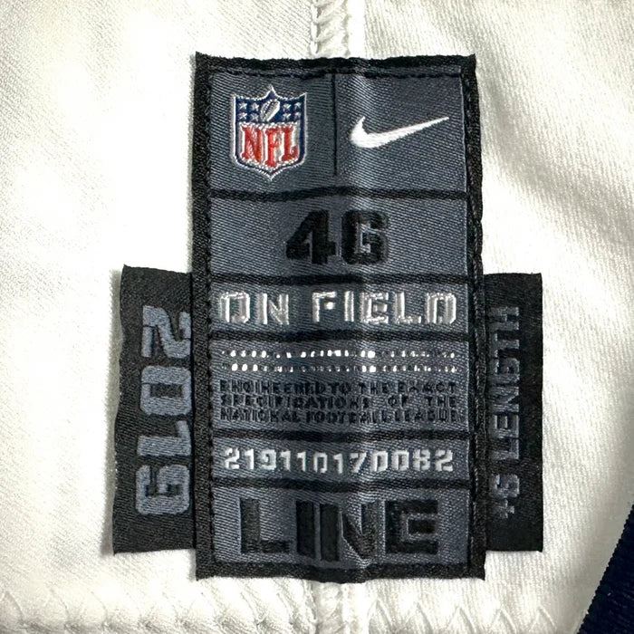 2019 Nike NFL Game Issued Jersey New England Patriots Tyler Gauthier Team COA