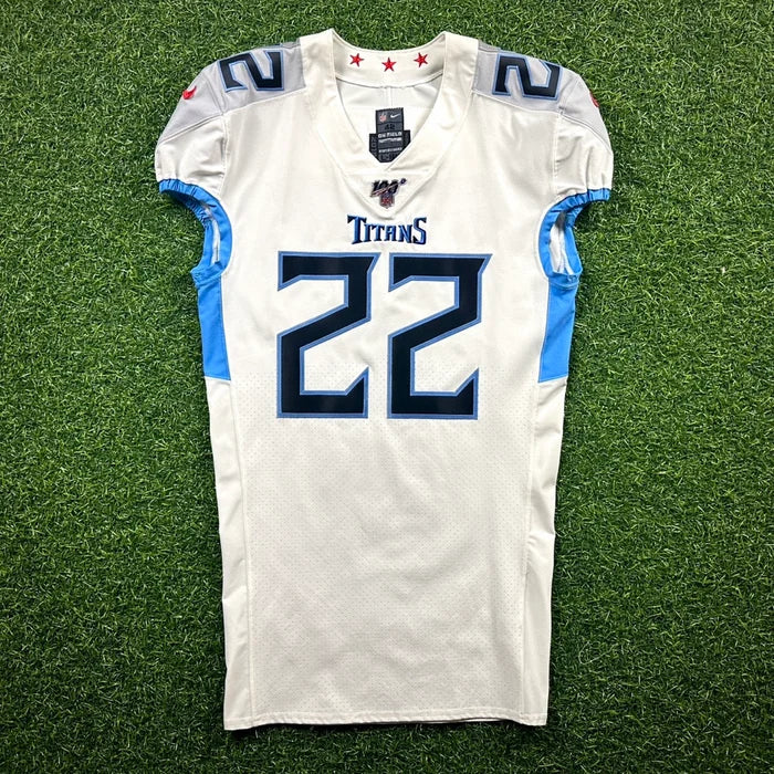 2019 Nike NFL Authentic Jersey Tennessee Titans Derrick Henry Autograph JSA