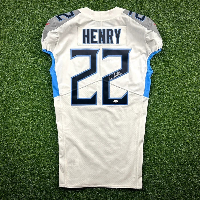 2019 Nike NFL Authentic Jersey Tennessee Titans Derrick Henry Autograph JSA