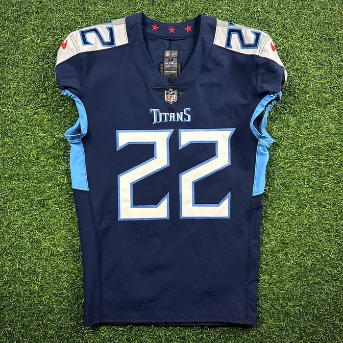 2021 Nike NFL Team Issued Game Jersey Tennessee Titans Derrick Henry Sz 44 L-BK