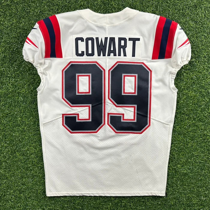 2022 Nike NFL Game Used Worn Jersey New England Patriots Byron Cowart Team COA