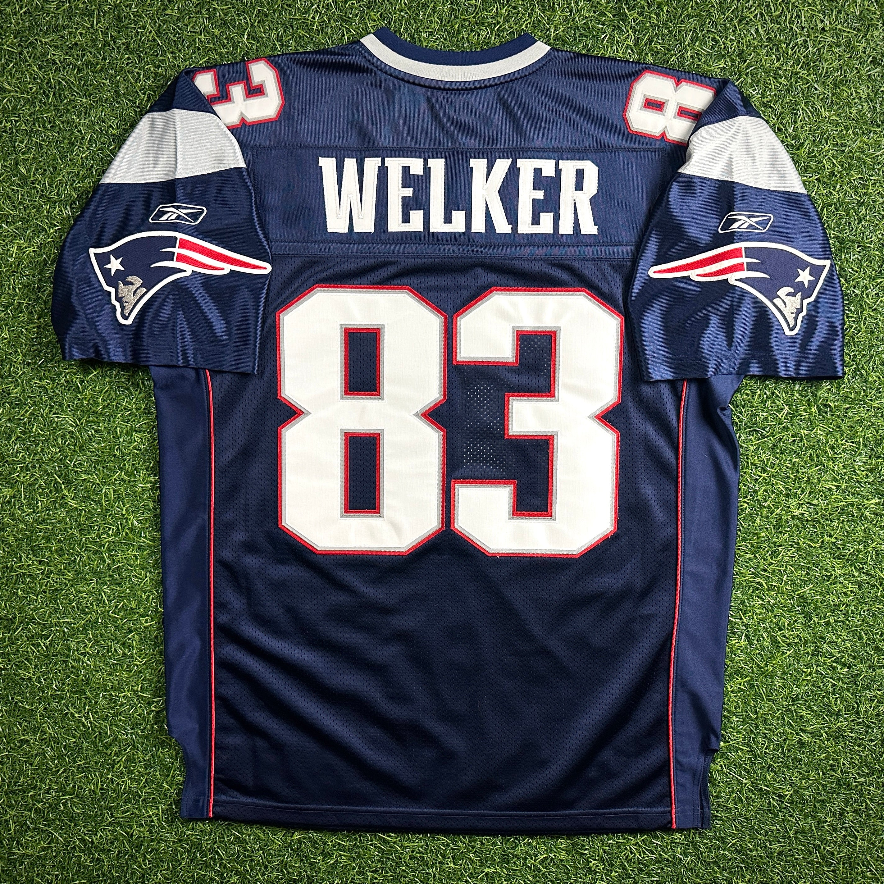 2010 Reebok NFL Authentic Jersey New England Patriots Wes Welker Sz. 50 Vintage