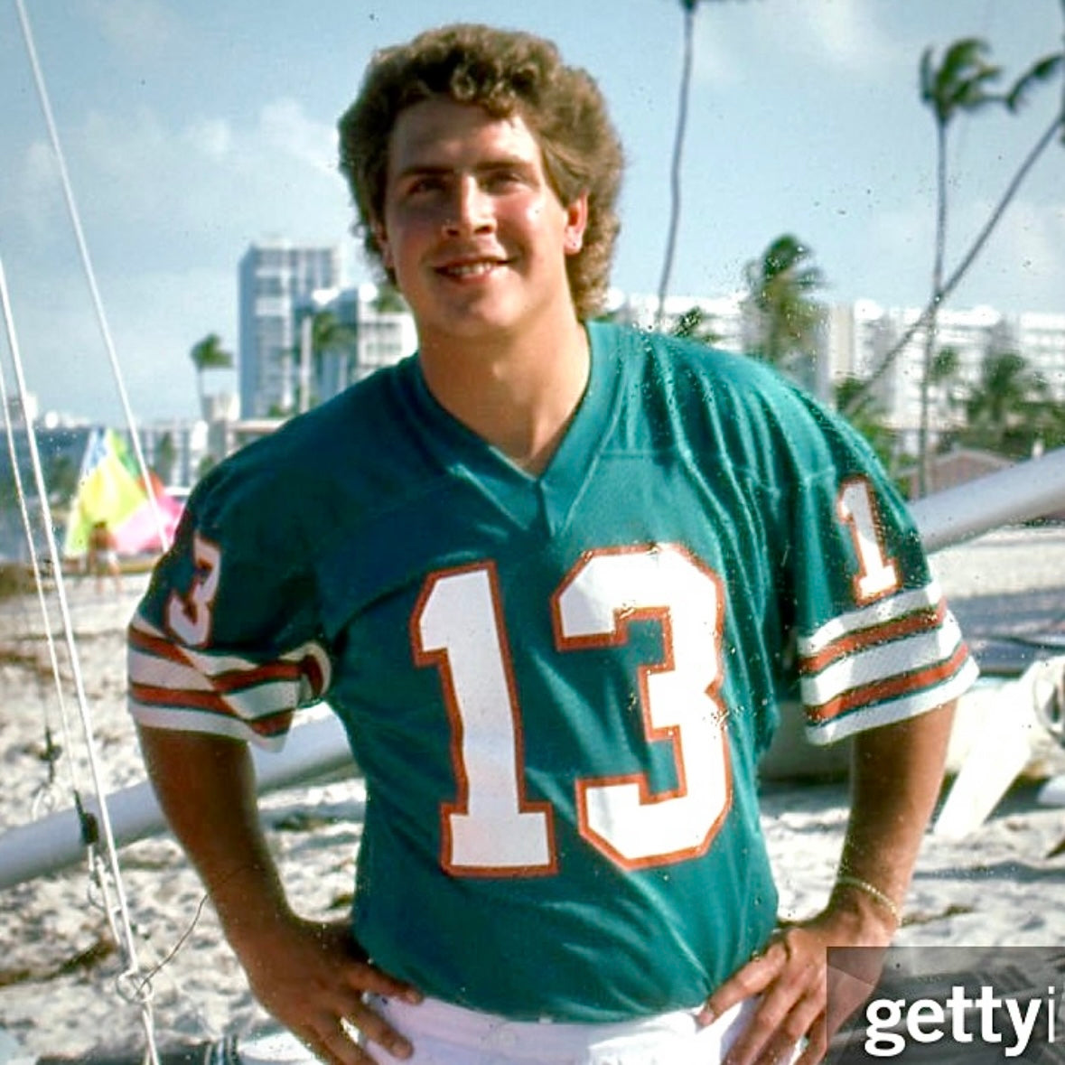 Mitchell & Ness NFL Authentic 1984 Miami Dolphins Throwback Jersey Dan Marino Sz. 44