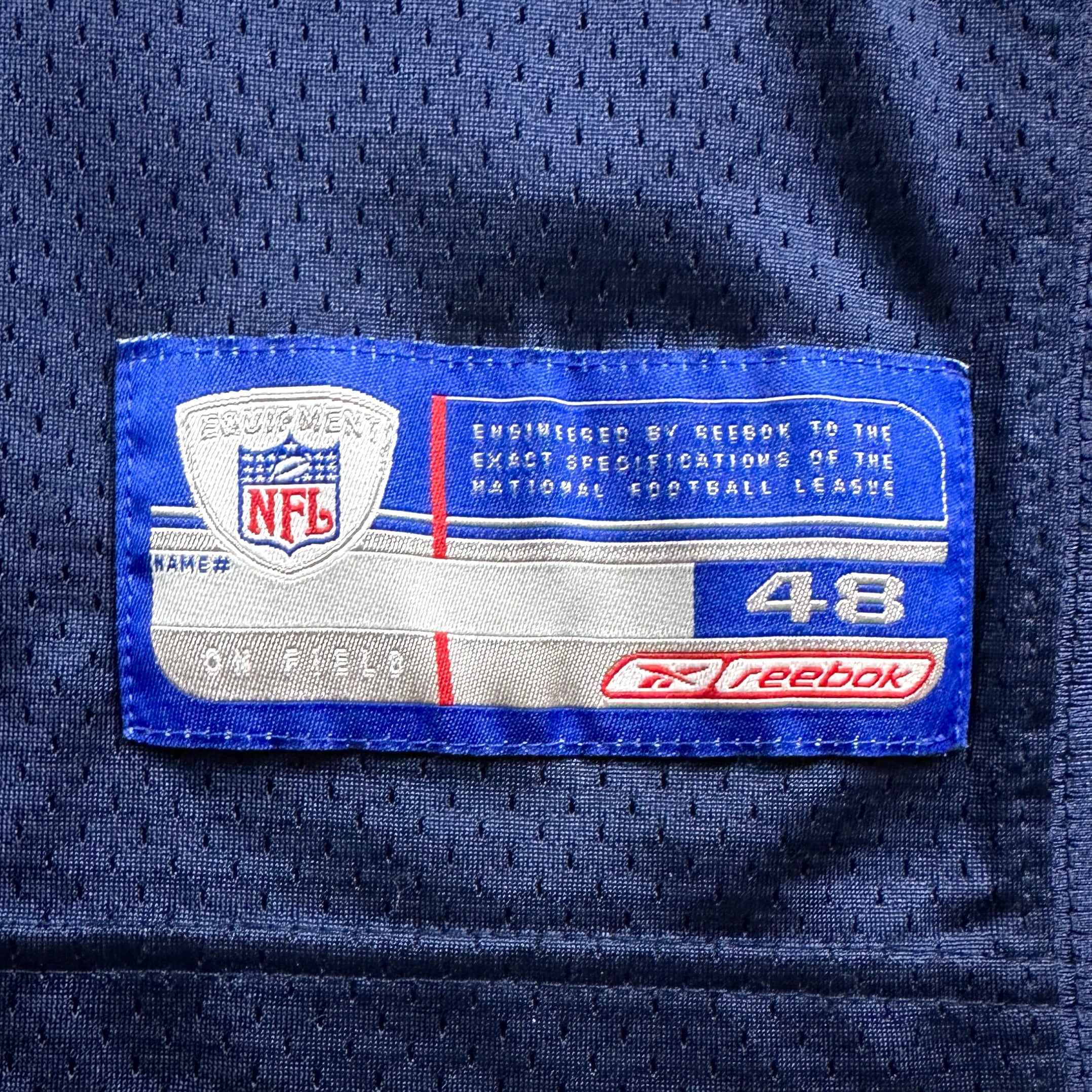 2002 Reebok NFL Authentic Rookie Jersey Dallas Cowboys Roy Williams 48 Vintage