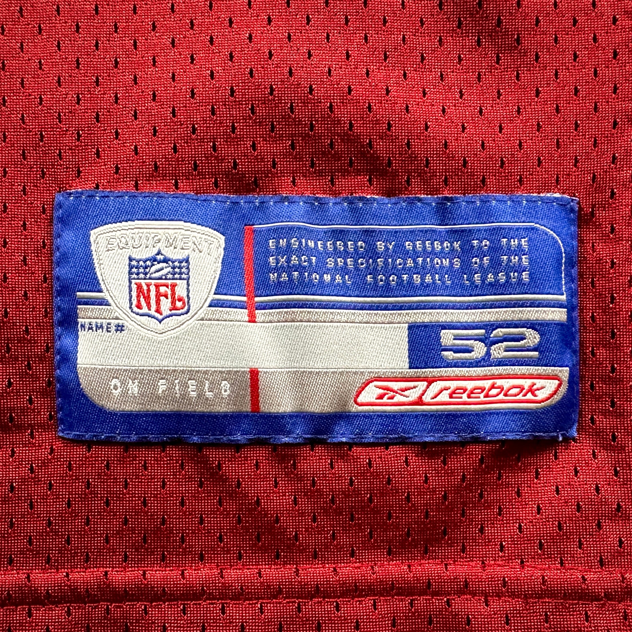 New! 2002 Reebok NFL Authentic Jersey San Francisco 49ers Terrell Owens Sz 52