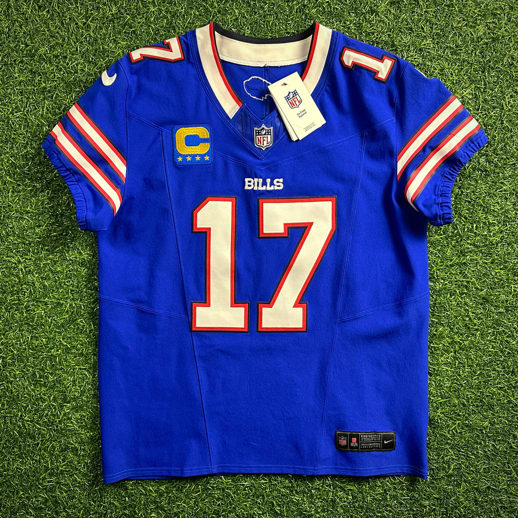 New! 2025 Nike NFL Vapor FUSE Elite Authentic Jersey Buffalo Bills Josh Allen Sz. 44 Blue Home