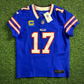 New! 2025 Nike NFL Vapor FUSE Elite Authentic Jersey Buffalo Bills Josh Allen Sz. 44 Blue Home