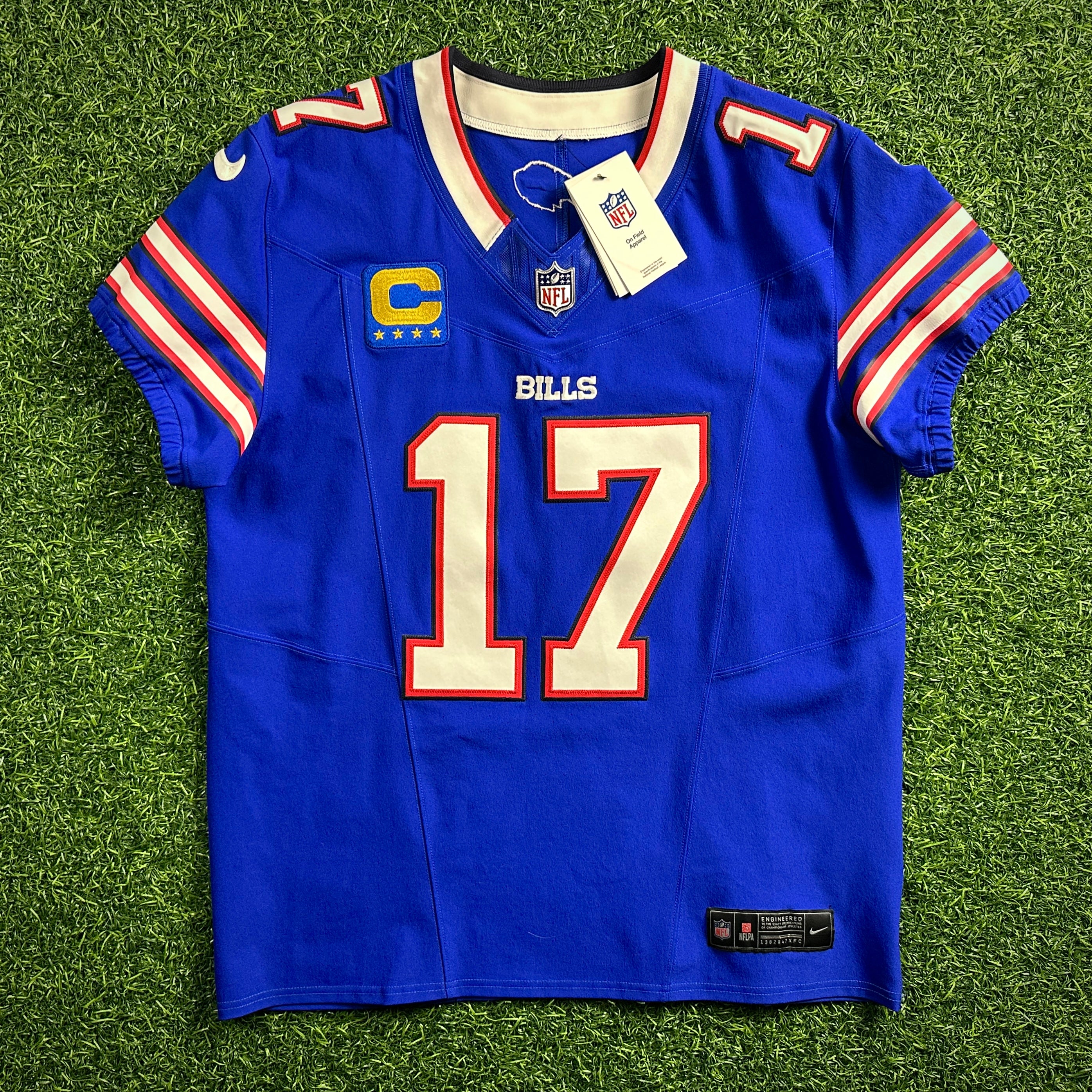 New! 2025 Nike NFL Vapor FUSE Elite Authentic Jersey Buffalo Bills Josh Allen Sz. 44 Blue Home