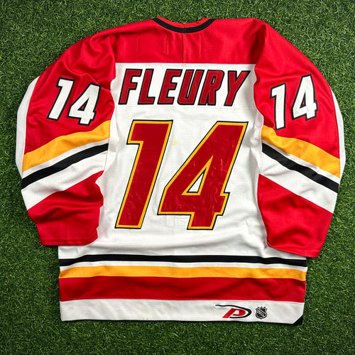 1998/99 Pro Player NHL Authentic Jersey Calgary Flames Theo Fleury Sz 52 Vintage
