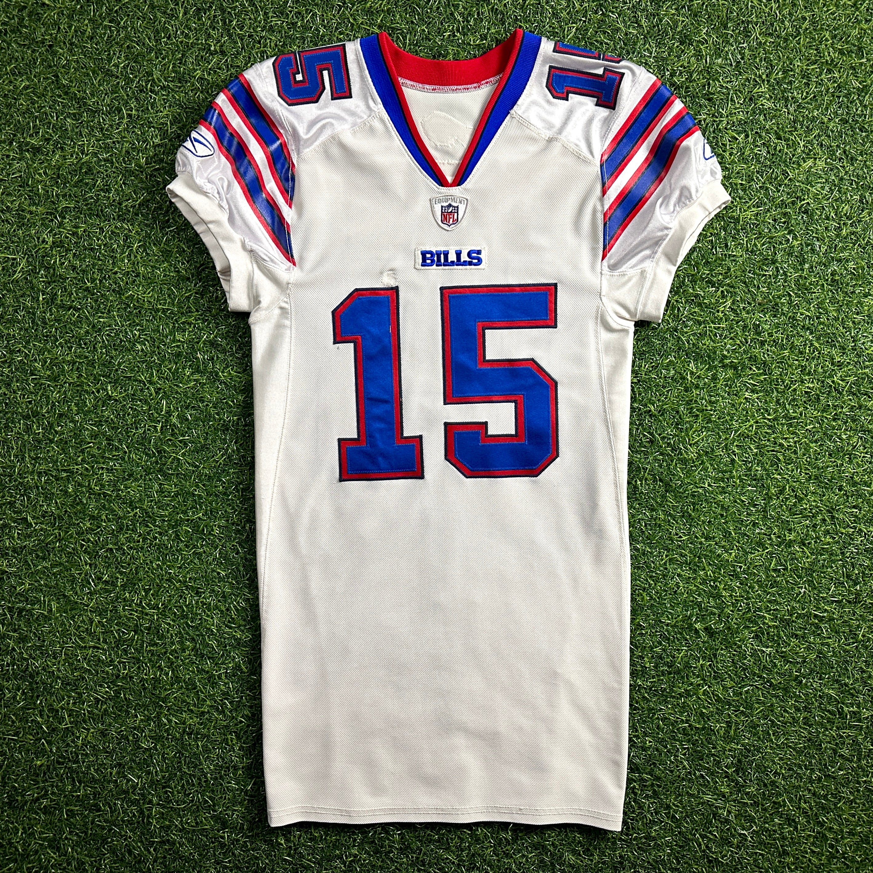 2011 Reebok NFL Authentic Game-Used Jersey Buffalo Bills Felton Huggins Sz. 42