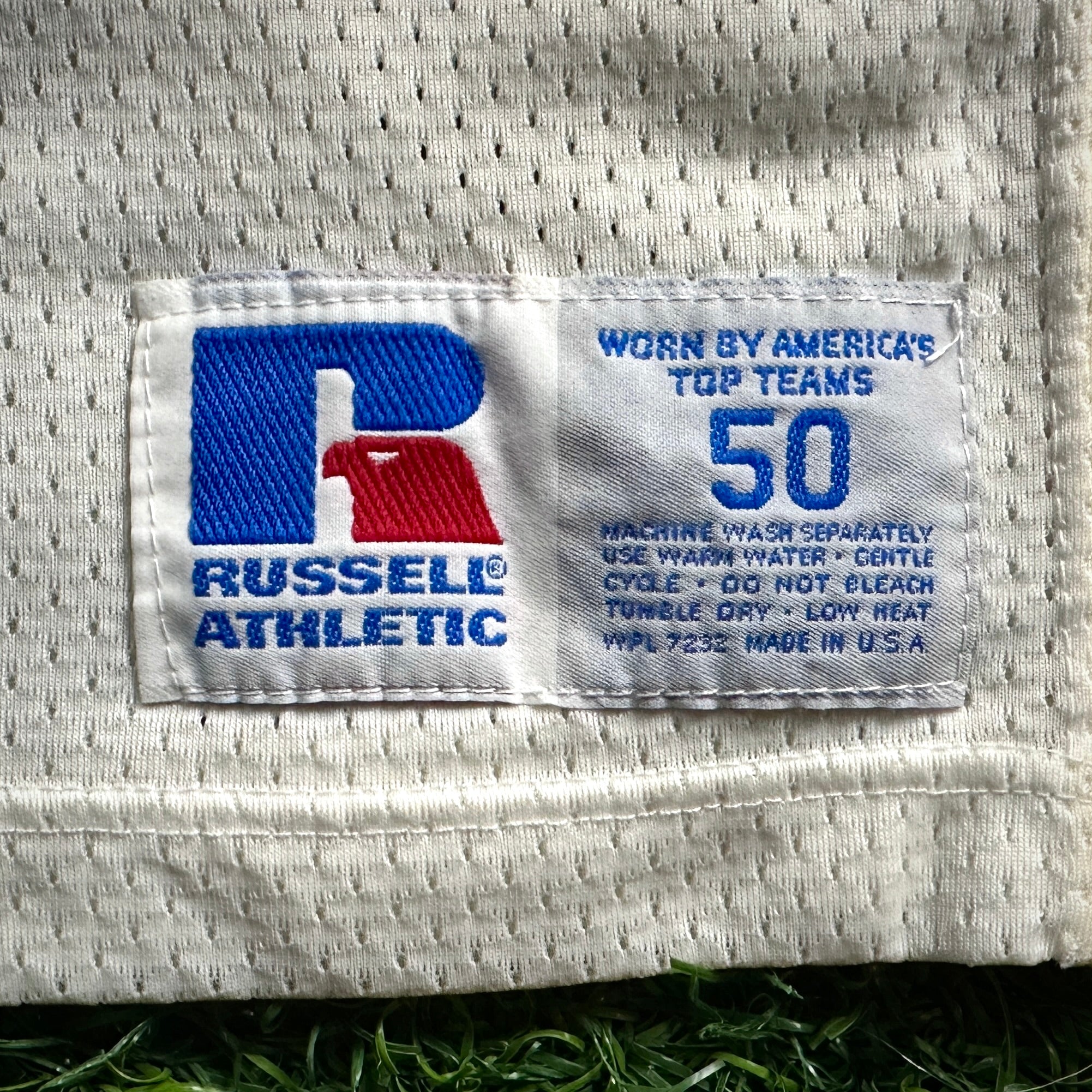 1982 Russell NFL Game-Used Jersey New England Patriots George Crump Sz. 50