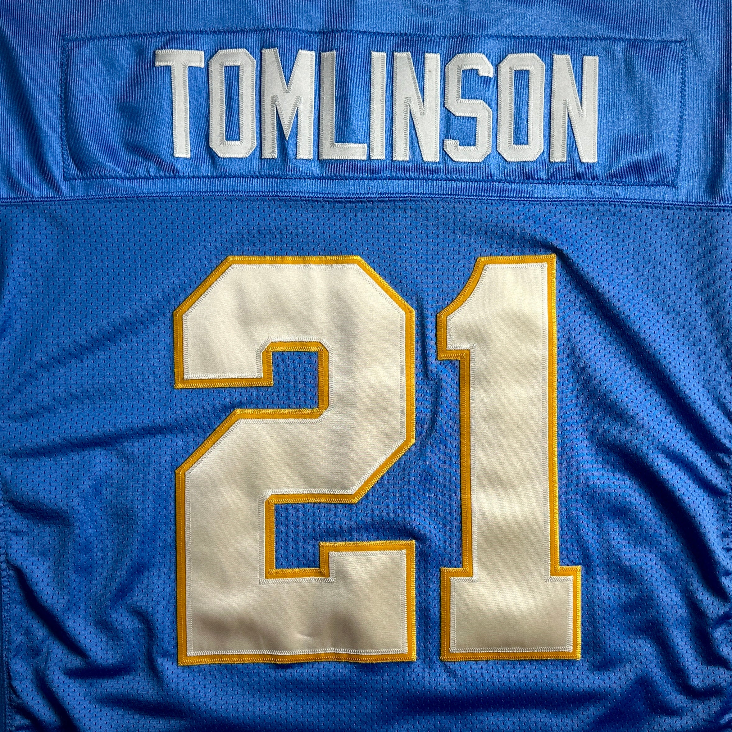 2002 Reebok NFL Authentic Jersey San Diego Chargers LaDanian Tomlinson 52 Throwback