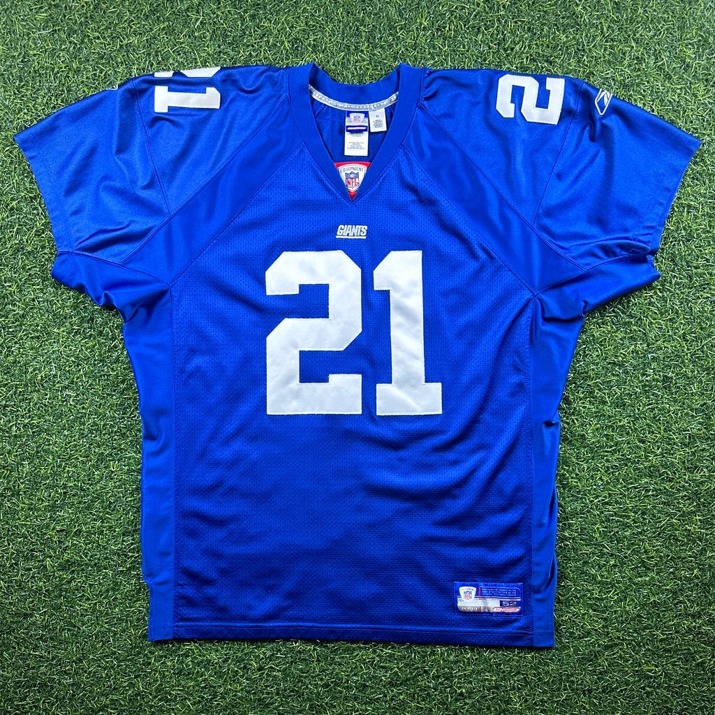2002 Reebok NFL Authentic Jersey New York Giants Tiki Barber Sz. 52 Vintage