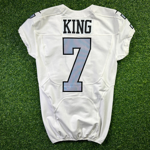 12/08/2016 Nike NFL Game-Issued Jersey Oakland Raiders Marquette King Sz. 40 SKILL Throwback