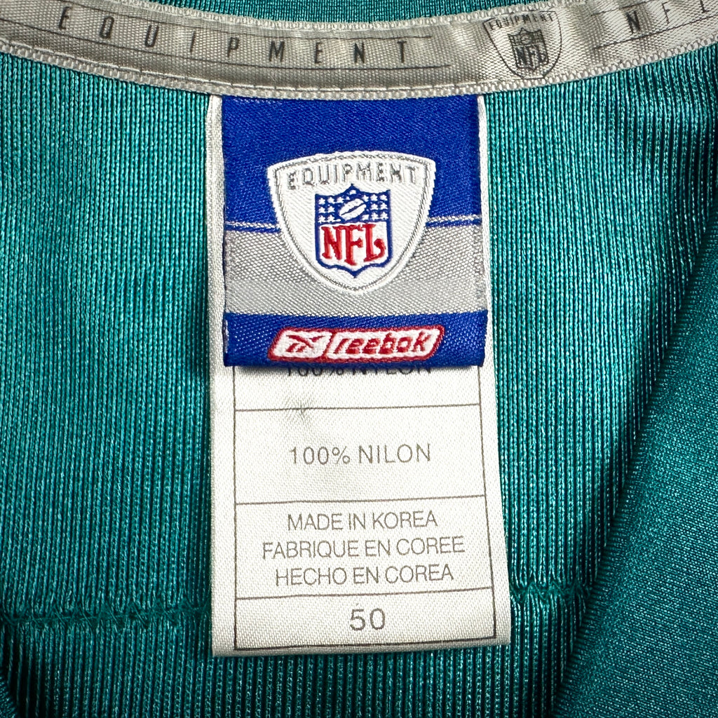2002 Reebok NFL Authentic Jersey Miami Dolphins Ricky Williams Sz. 50 Anniversary Patch
