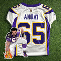 2007 Reebok NFL Team Issued Jersey Minnesota Vikings Joe Anoa’i Roman Reigns WWE Sz. 48