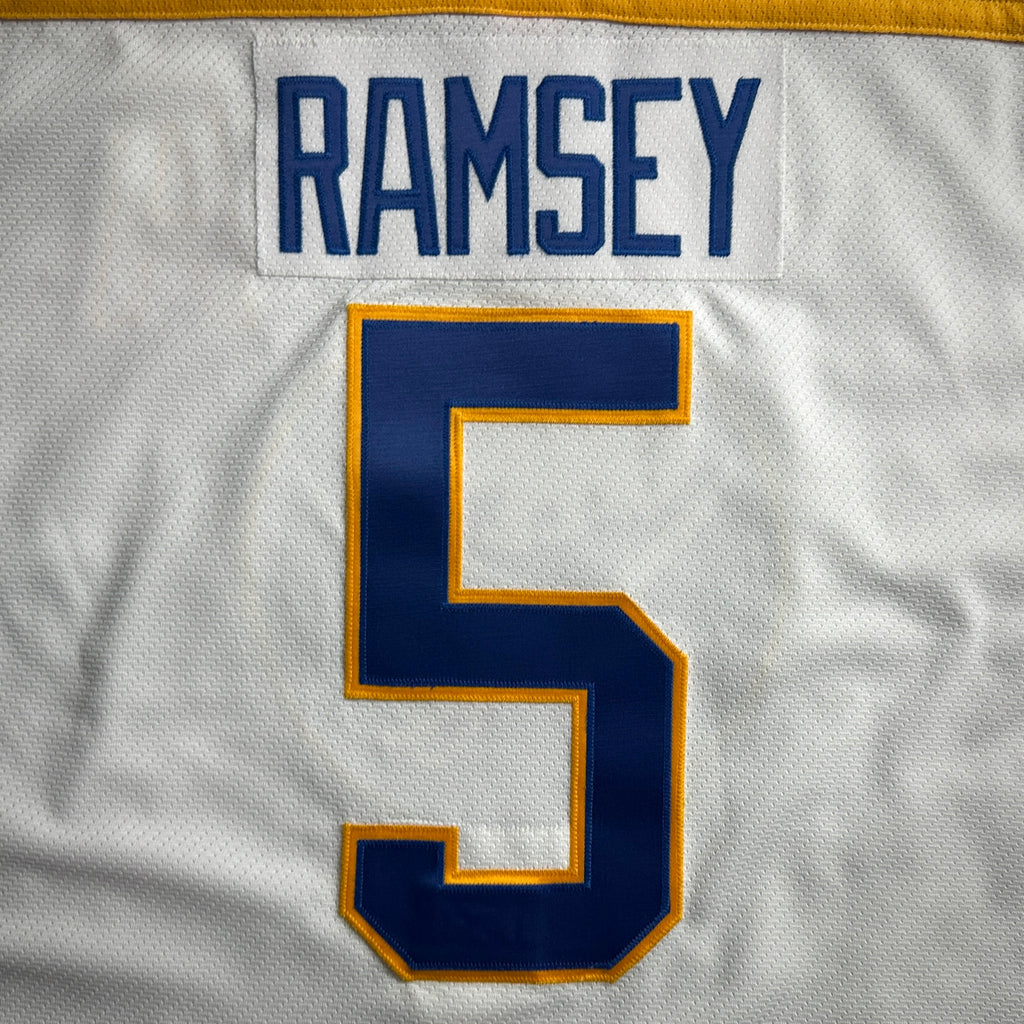 CCM NHL On-Ice Authentic 1988 Jersey Buffalo Sabres Mike Ramsey Sz. 50 Throwback