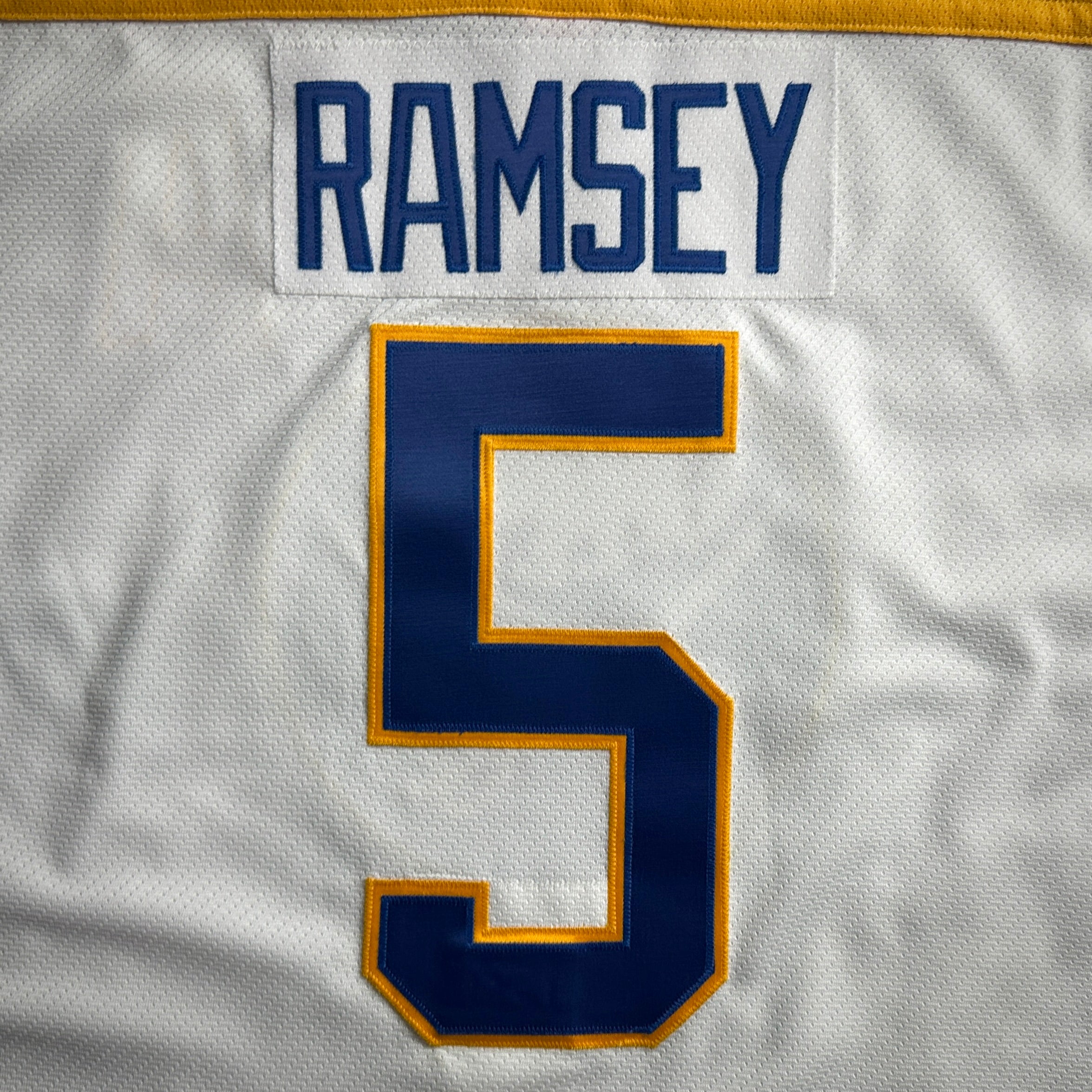 CCM NHL On-Ice Authentic 1988 Jersey Buffalo Sabres Mike Ramsey Sz. 50 Throwback