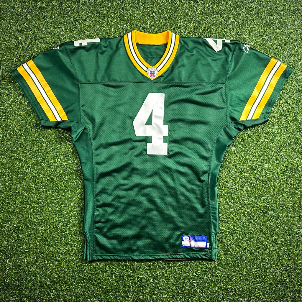 2004 Reebok NFL Team Issued Jersey Green Bay Packers Brett Favre Autograph COA