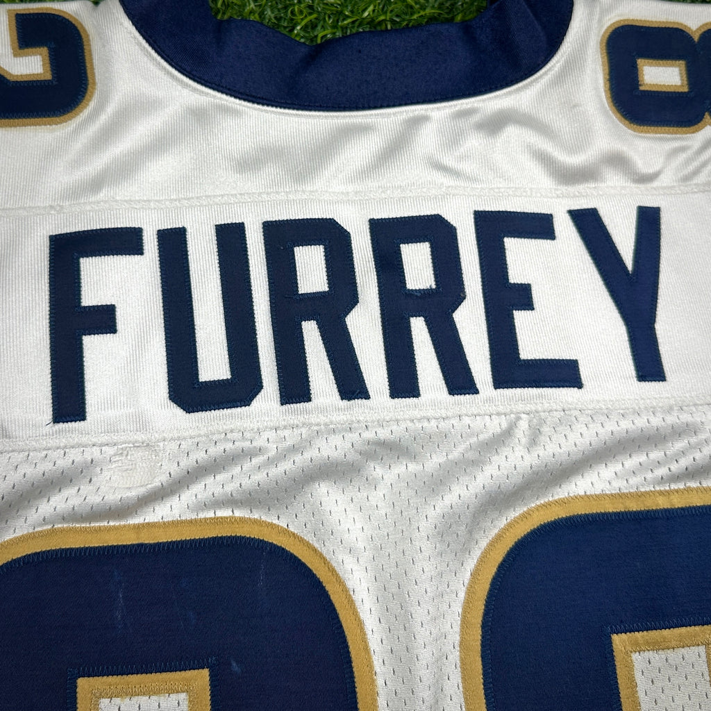 2003 Reebok NFL Game-Used Rookie Jersey St. Louis Rams Mike Furrey Sz. 44 Repairs