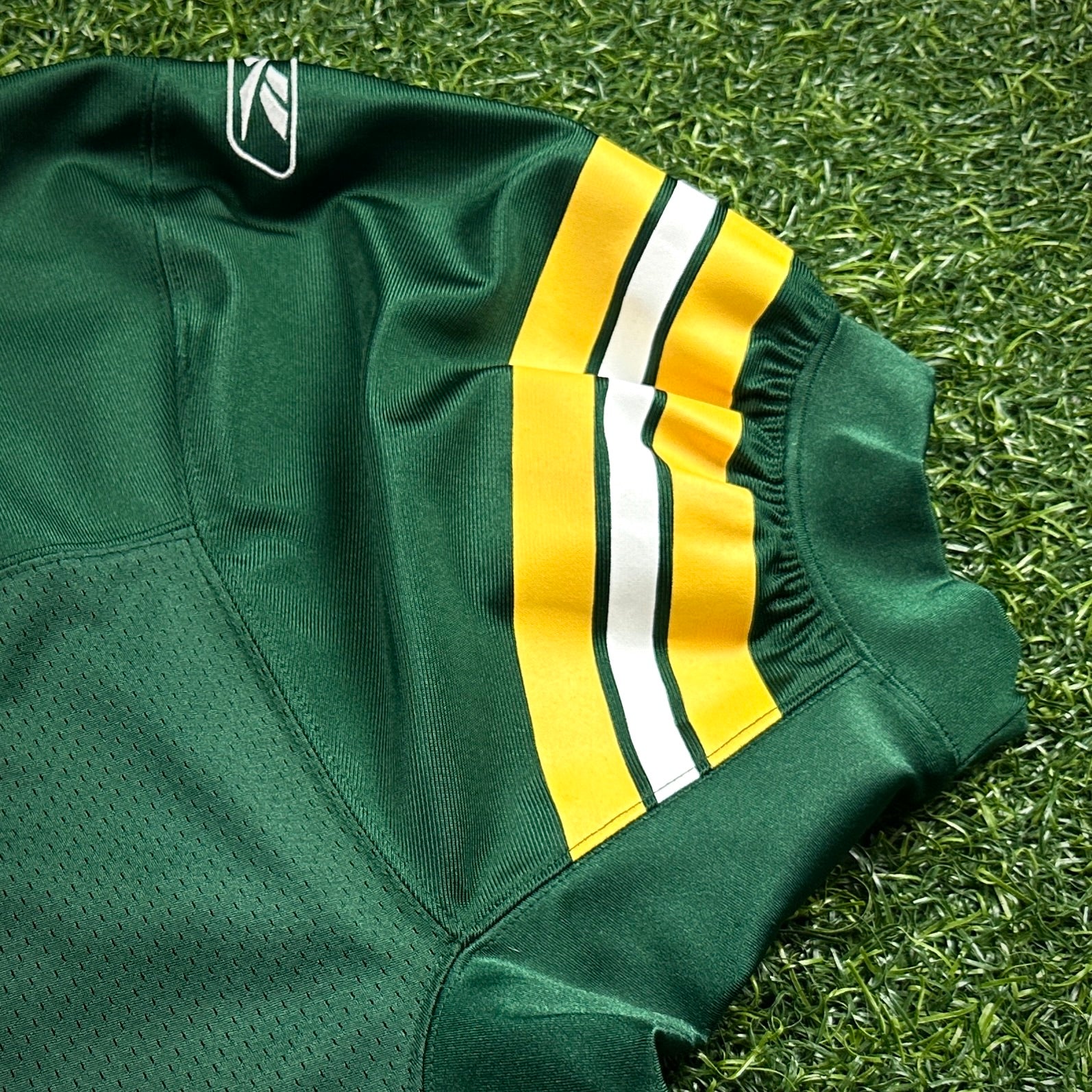 2003 Reebok NFL Authentic Jersey Green Bay Packers Brett Favre Sz. 50 Lambeau Patch