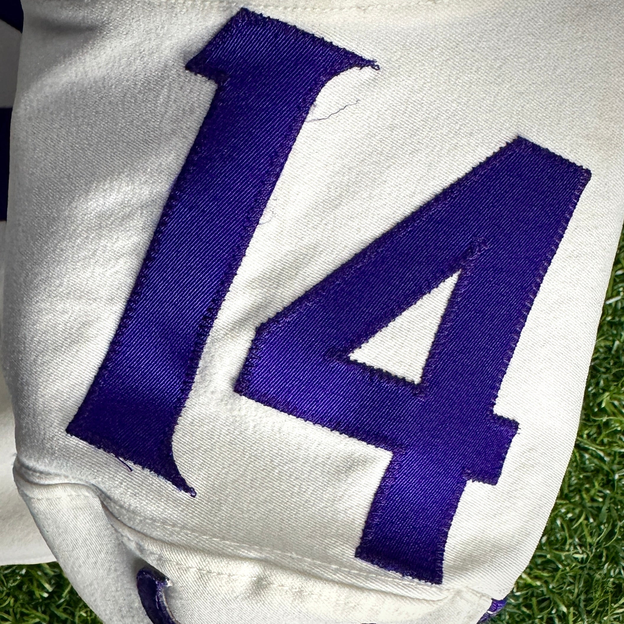 2017 Nike NFL Game Used Worn Away Jersey Minnesota Vikings Sz. 40 L-BK Patriots