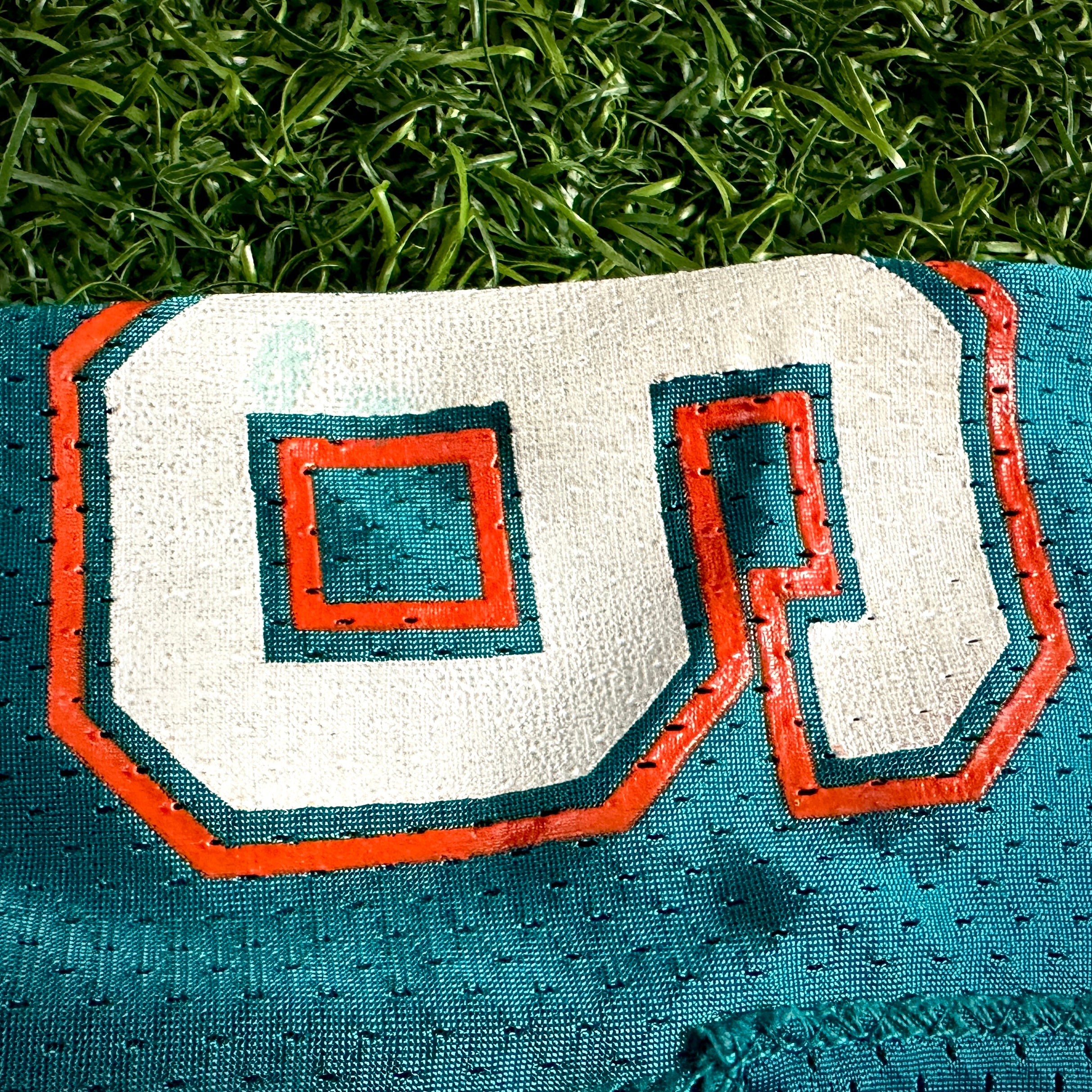 1991 Wilson NFL Game Used Worn Jersey Miami Dolphins Darren Handy Joe Robbie JR