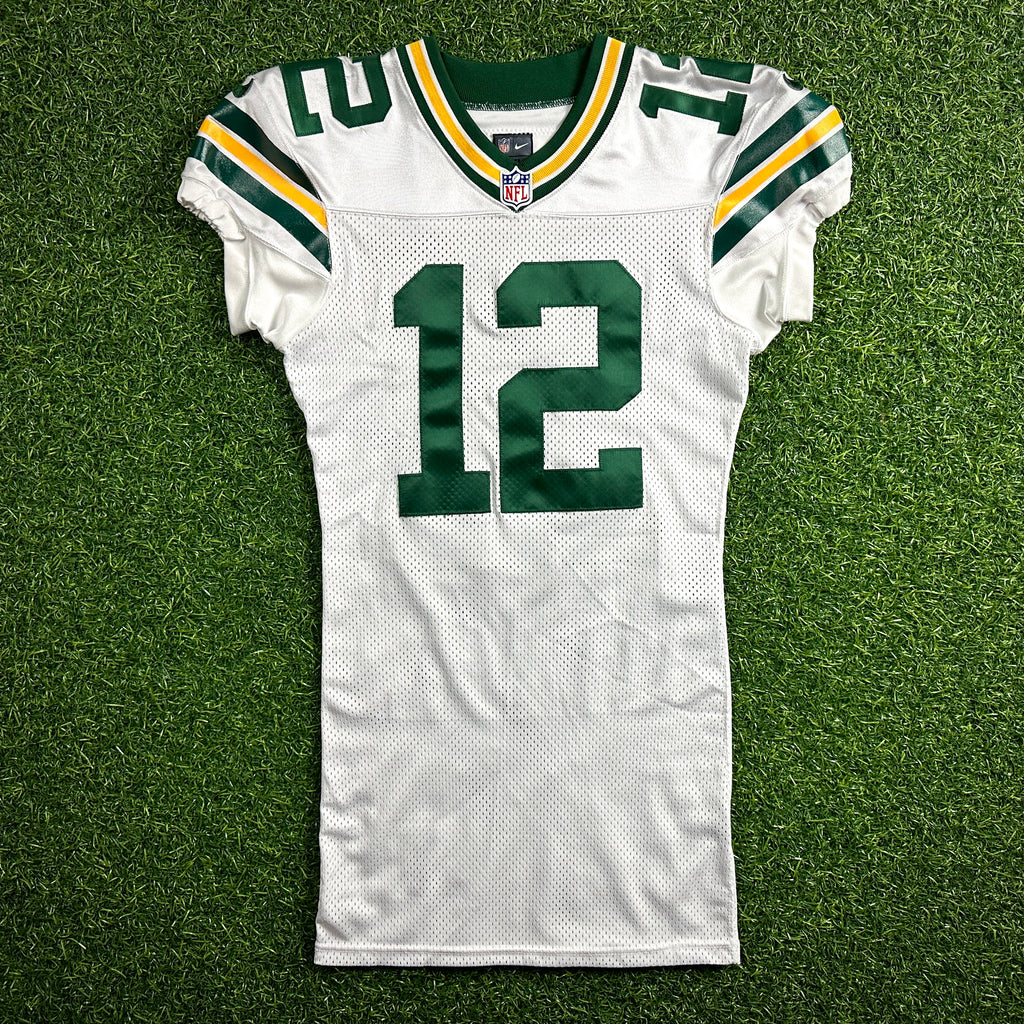2014 Nike NFL Team Issued Game Jersey Green Bay Packers Aaron Rodgers Sz. 42 HOF