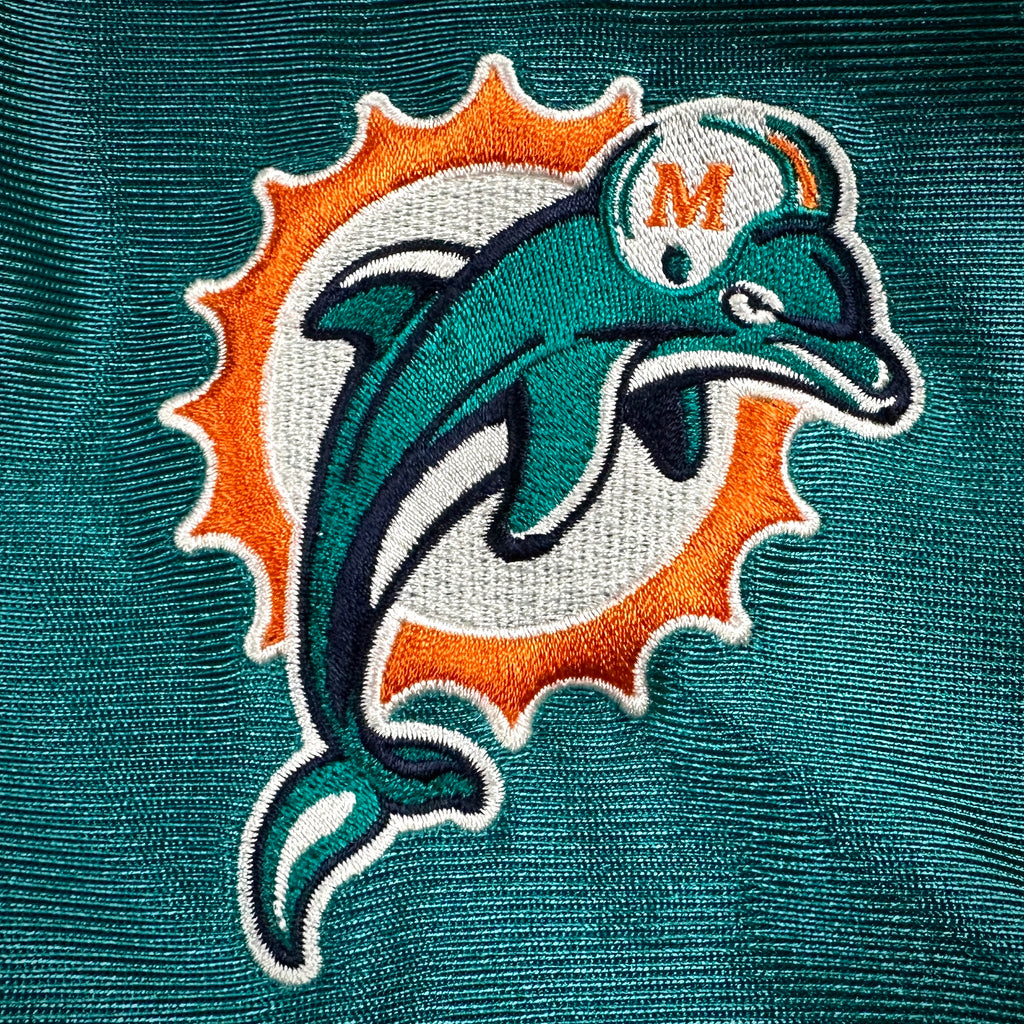 2002 Reebok NFL Authentic Jersey Miami Dolphins Ricky Williams Sz. 50 Anniversary Patch