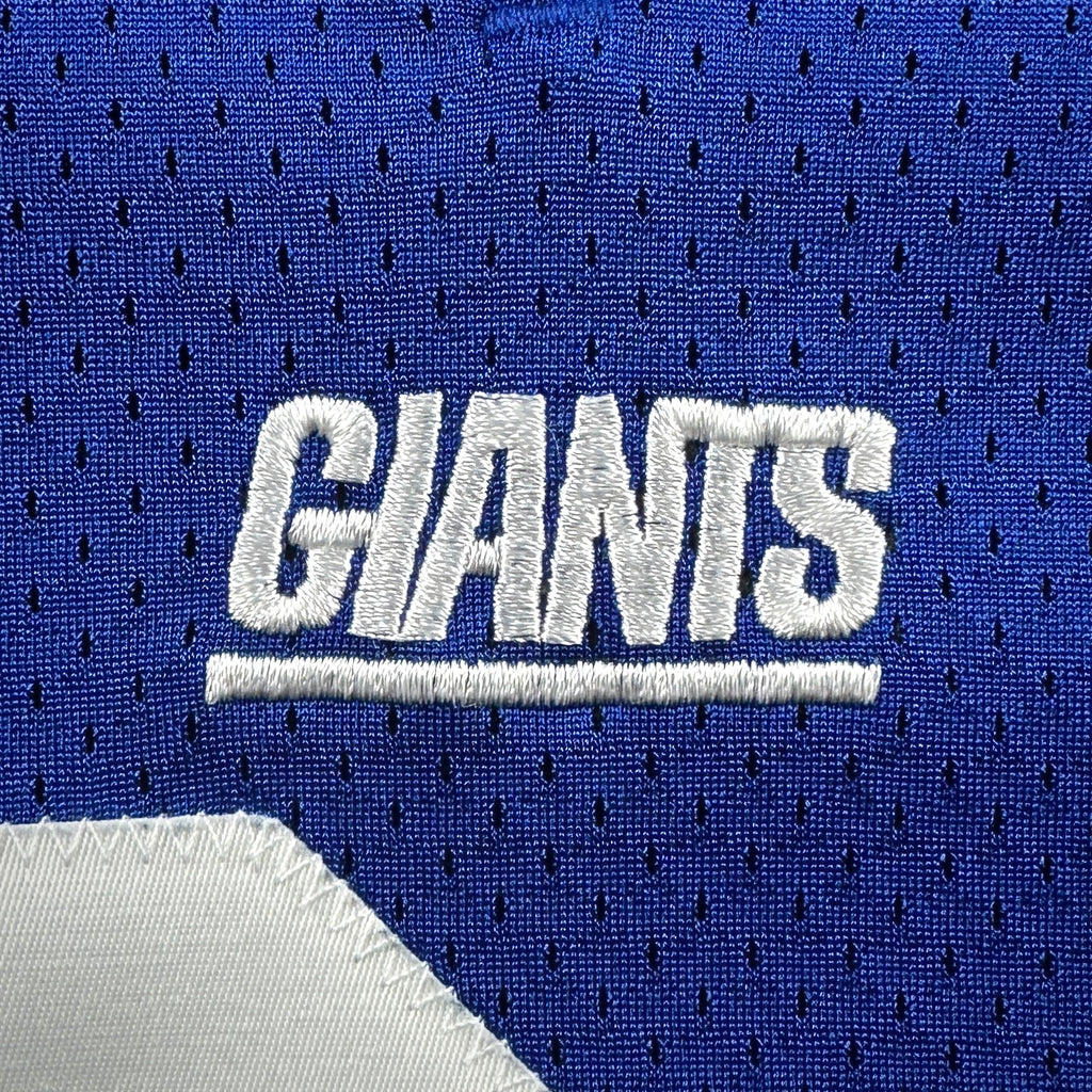 2001 Reebok NFL Authentic Jersey New York Giants Jason Sehorn Sz. 48 Helmet Tag