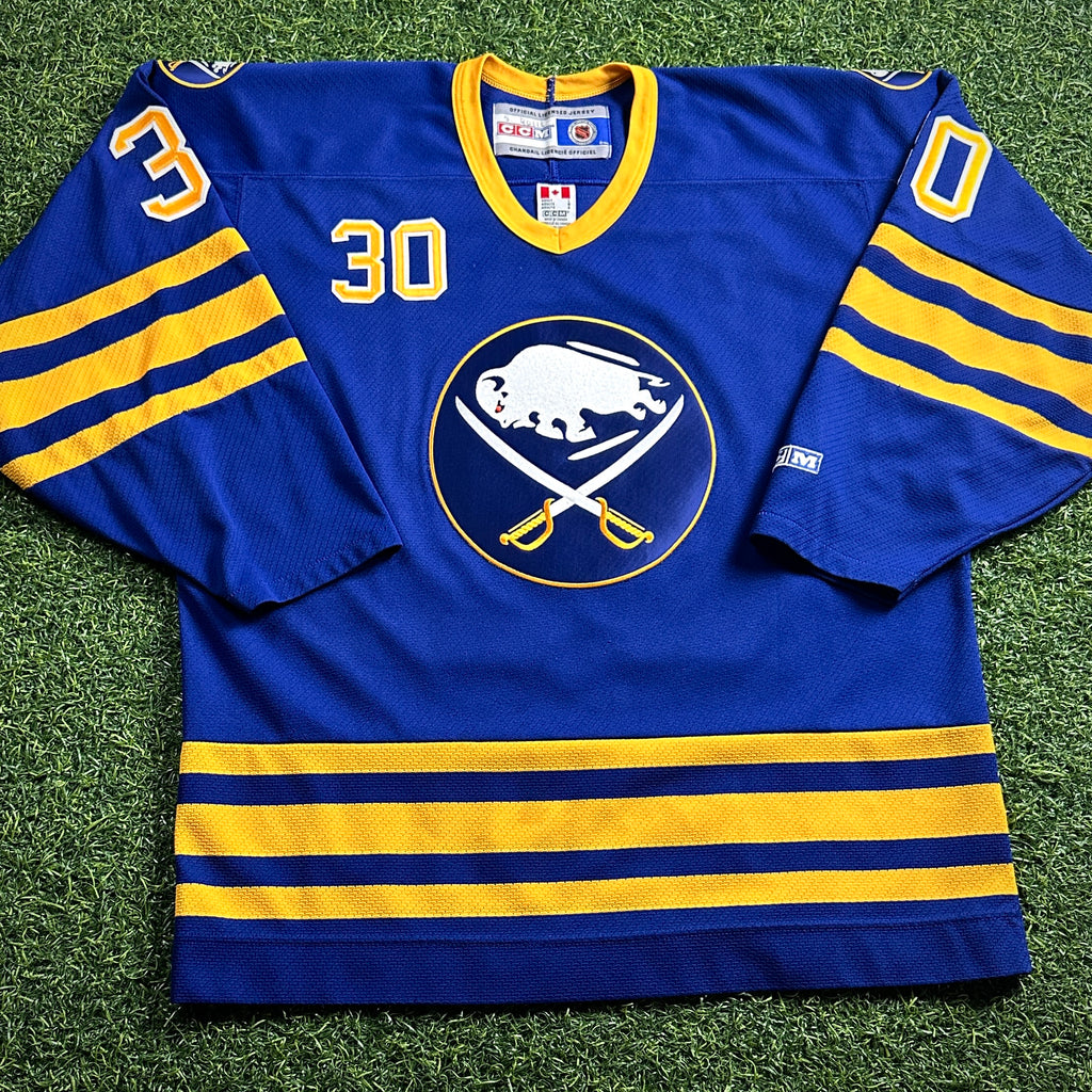 2006 CCM NHL Buffalo Sabres Alternate Jersey Ryan Miller Sz L Vintage MiC