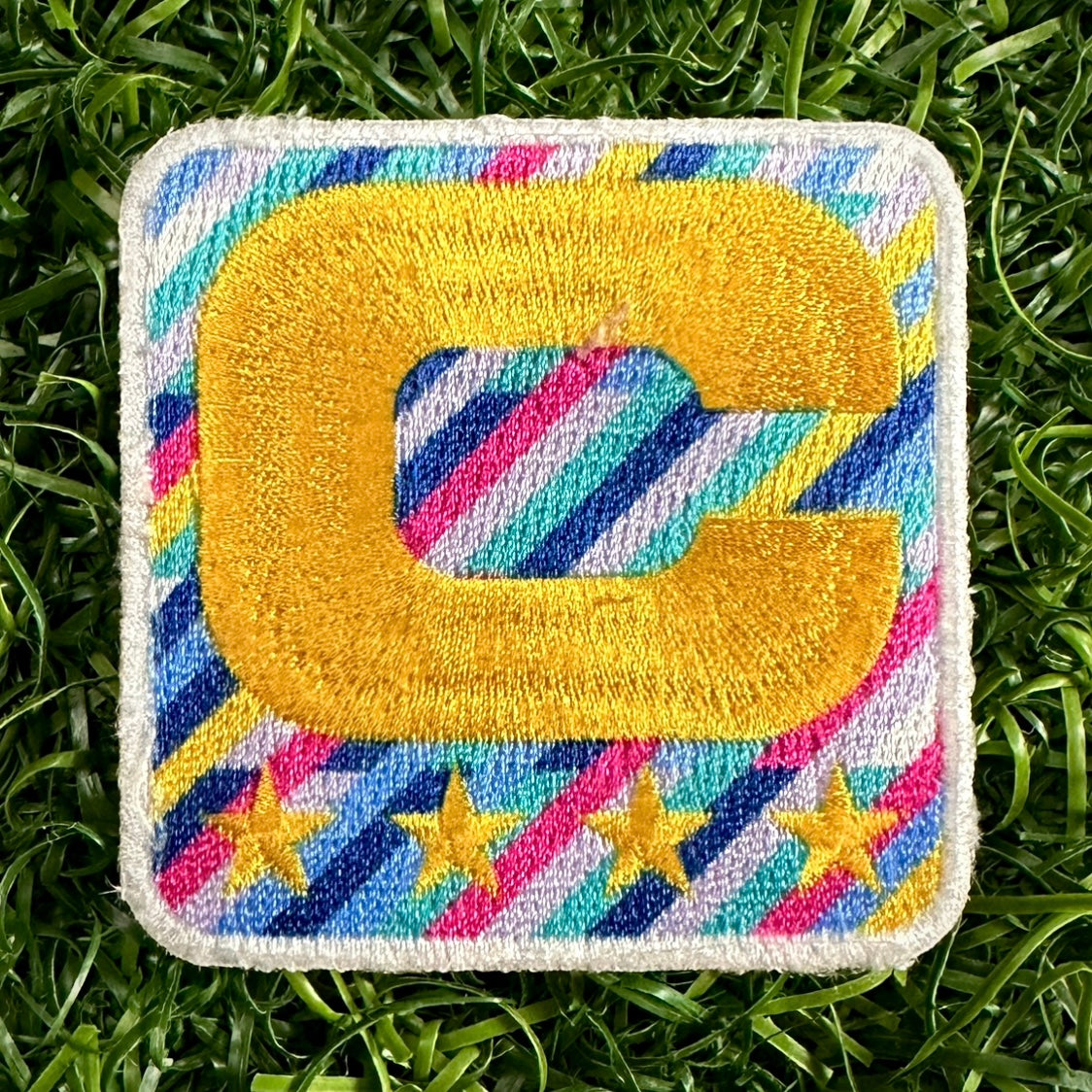 NFL Game-Used Crucial Catch Captain's Patch Five-Star Gold