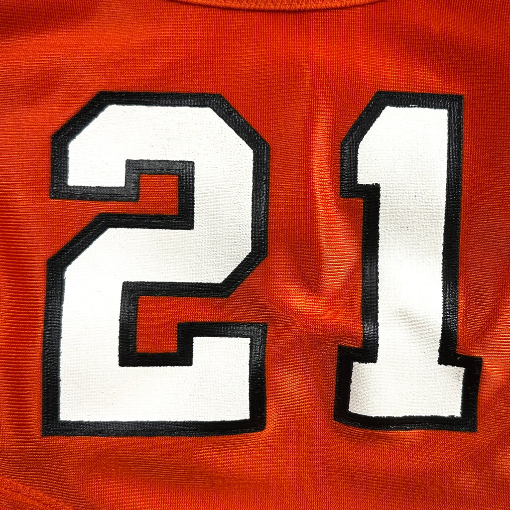 1988 Russell NCAA Team-Issued Jersey Oklahoma State Cowboys Barry Sanders Autograph JSA