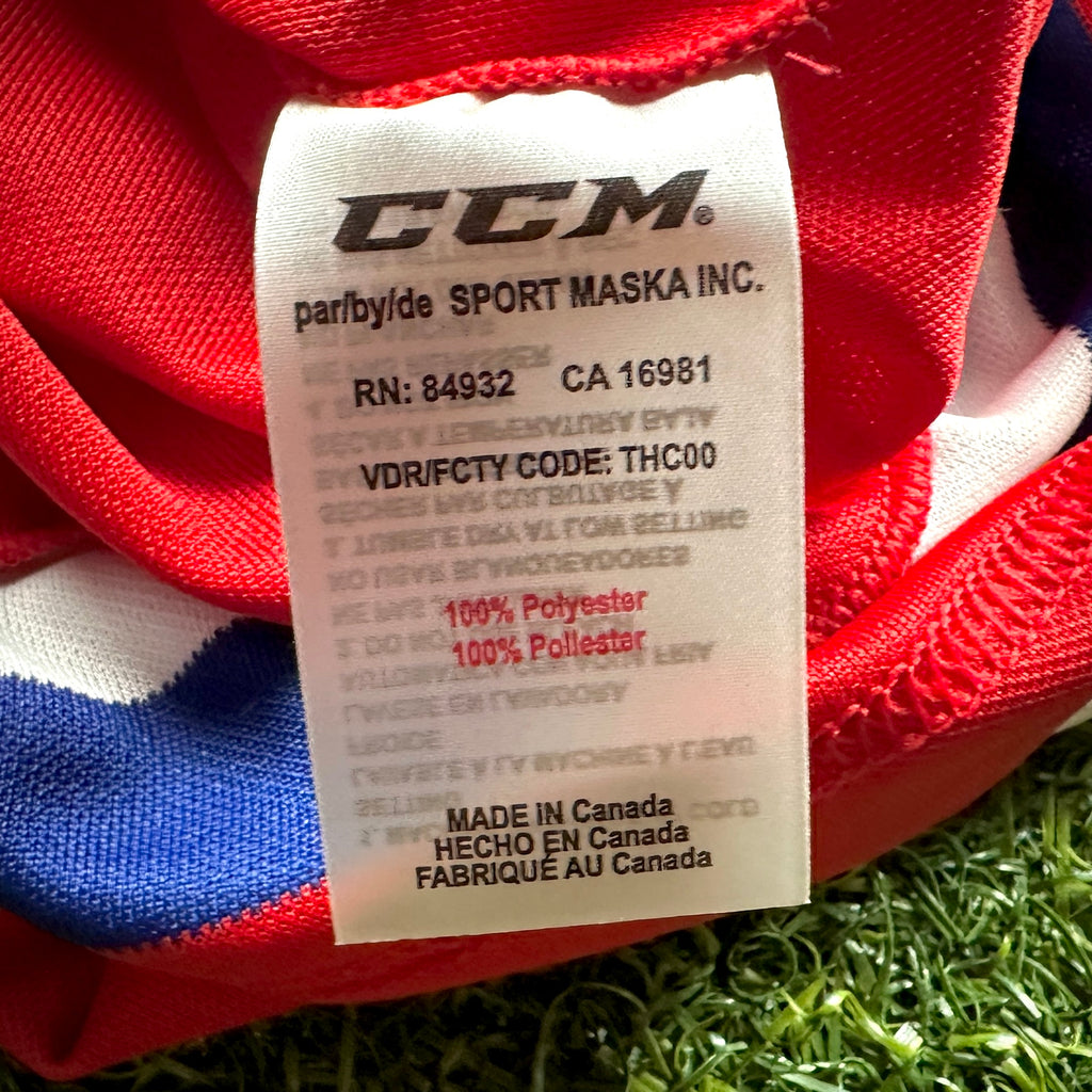 Rare! 2000’s CCM Vintage NHL Jersey Montreal Canadiens Sz. L #1 Throwback