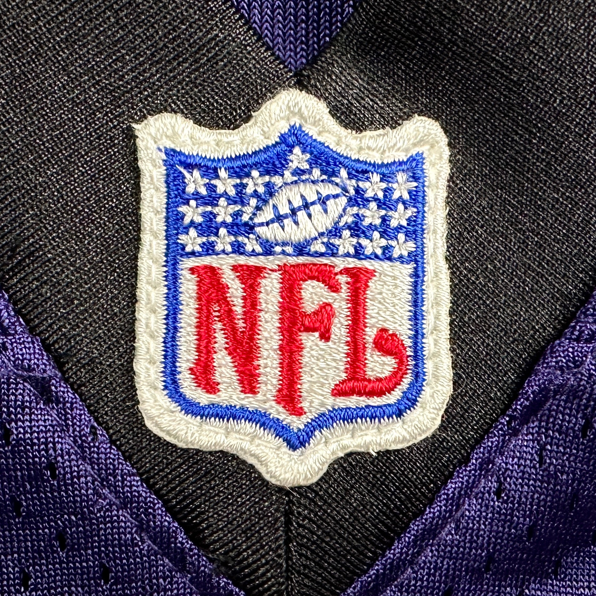 2001 Reebok NFL Authentic Jersey Baltimore Ravens Jamal Lewis Sz. 48 Helmet Tag