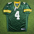 New! Reebok NFL Authentic Jersey Green Bay Packers Brett Favre Sz. 50 Vintage