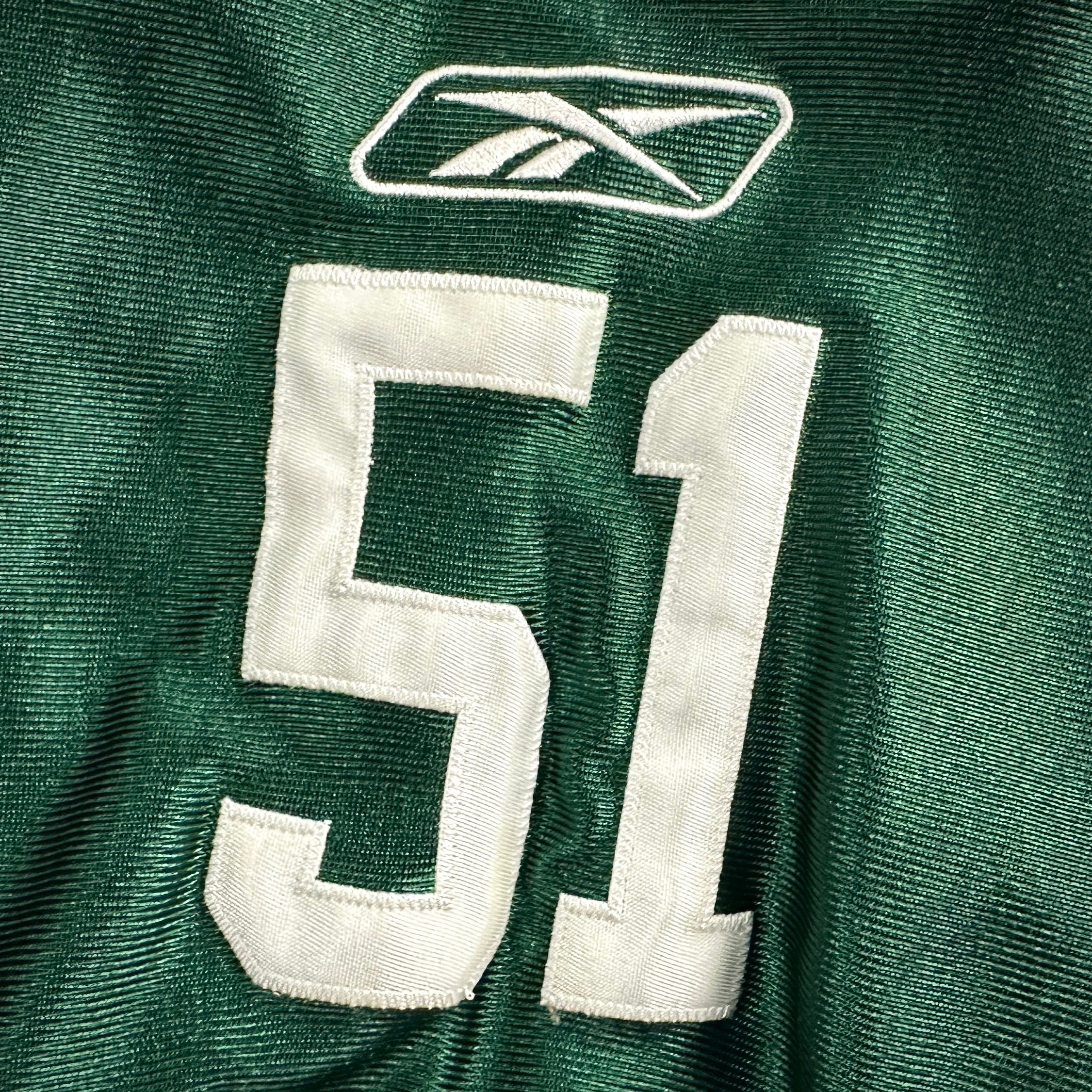 New! 2007 Reebok NFL Authentic Jersey New York Jets Jonathan Vilma Sz. 48 NWT