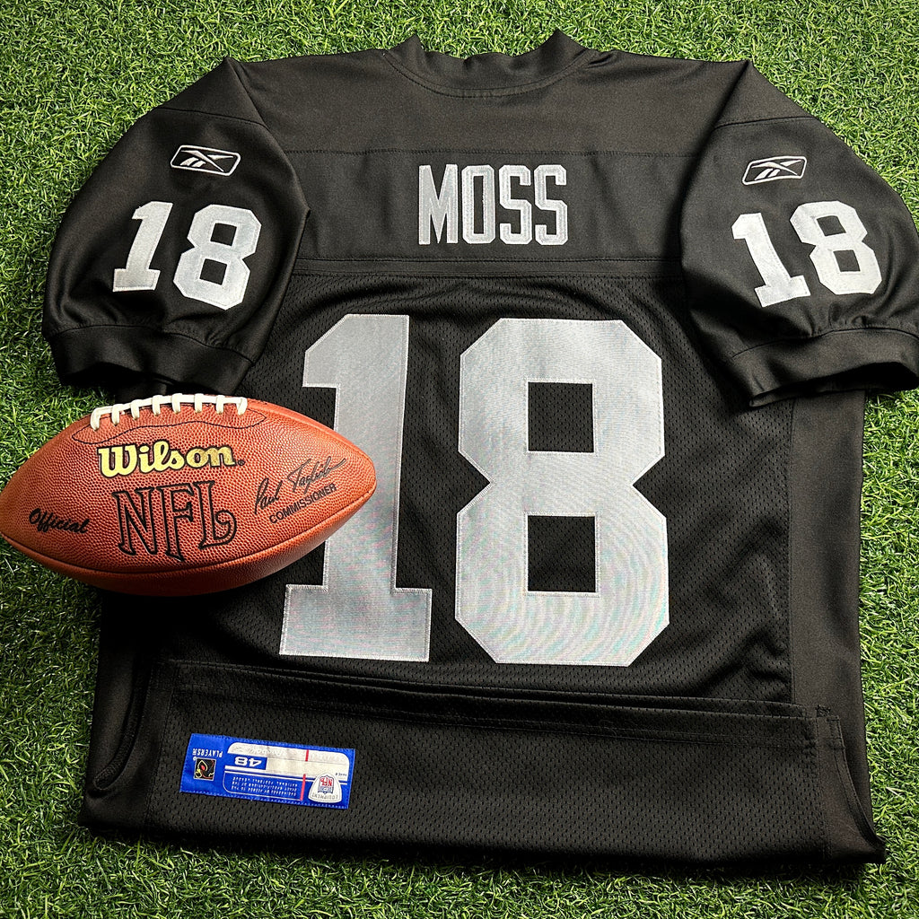 2006 Reebok NFL Authentic Jersey Oakland Raiders Randy Moss Sz. 50 Vintage