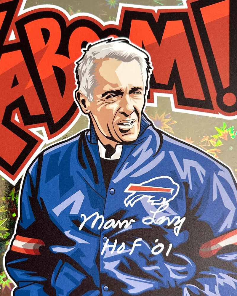 Marv Levy Autographed Print