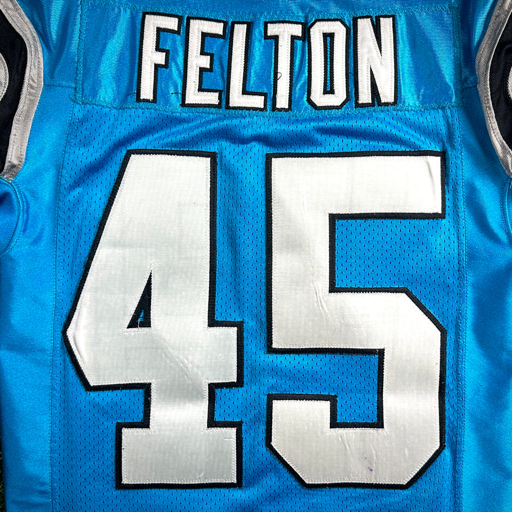 2011 Reebok NFL Game Used Worn Jersey Carolina Panthers Jerome Felton 3 Games