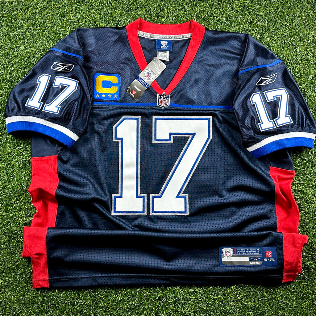 New! Reebok NFL Authentic Reverse Retro Jersey Buffalo Bills Josh Allen Sz. 52