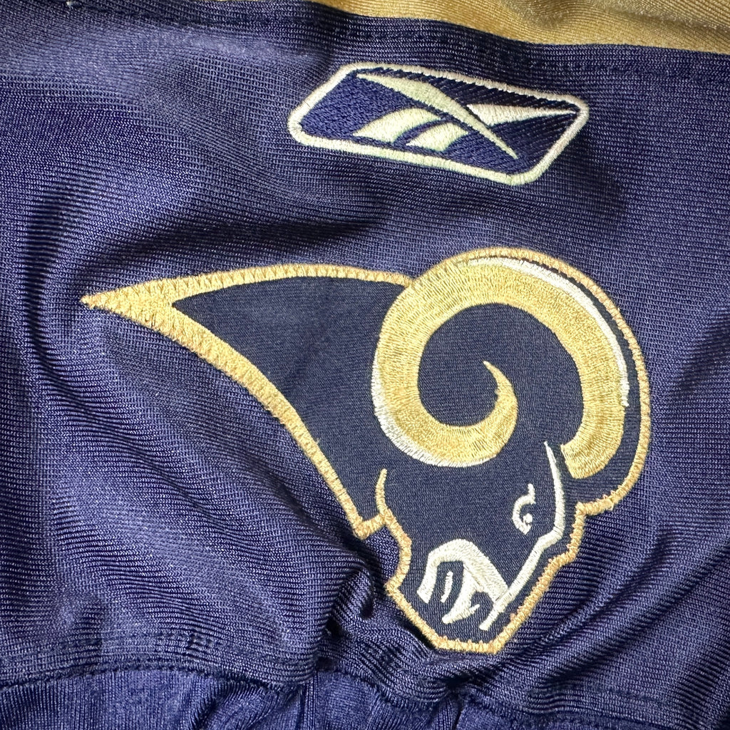 2003 Reebok NFL Game-Used Rookie Jersey St. Louis Rams Mike Furrey Sz. 44 Repairs