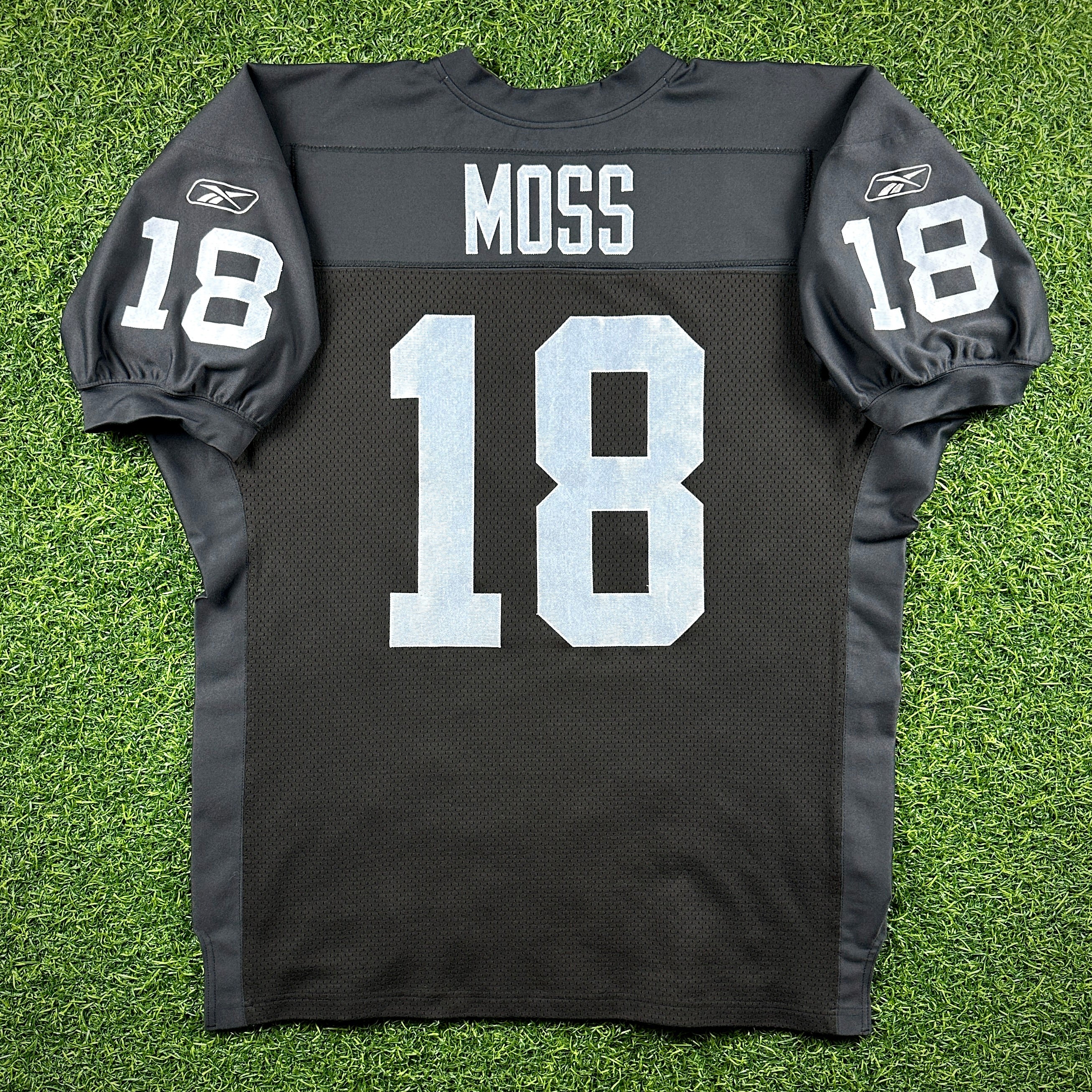 2006 Reebok NFL Authentic Jersey Oakland Raiders Randy Moss Sz. 50 Vintage