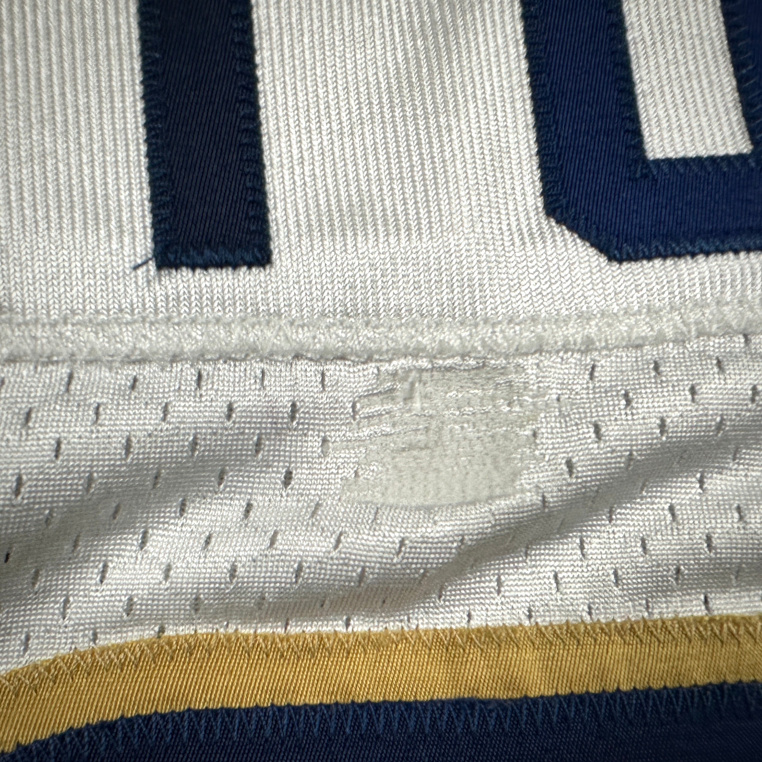 2003 Reebok NFL Game-Used Rookie Jersey St. Louis Rams Mike Furrey Sz. 44 Repairs