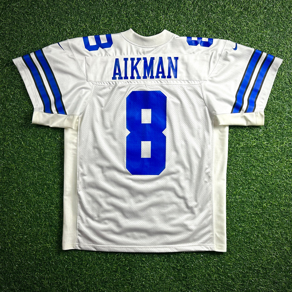 1999 Nike NFL Authentic Jersey Dallas Cowboys Troy Aikman Sz. 48 XL Vintage