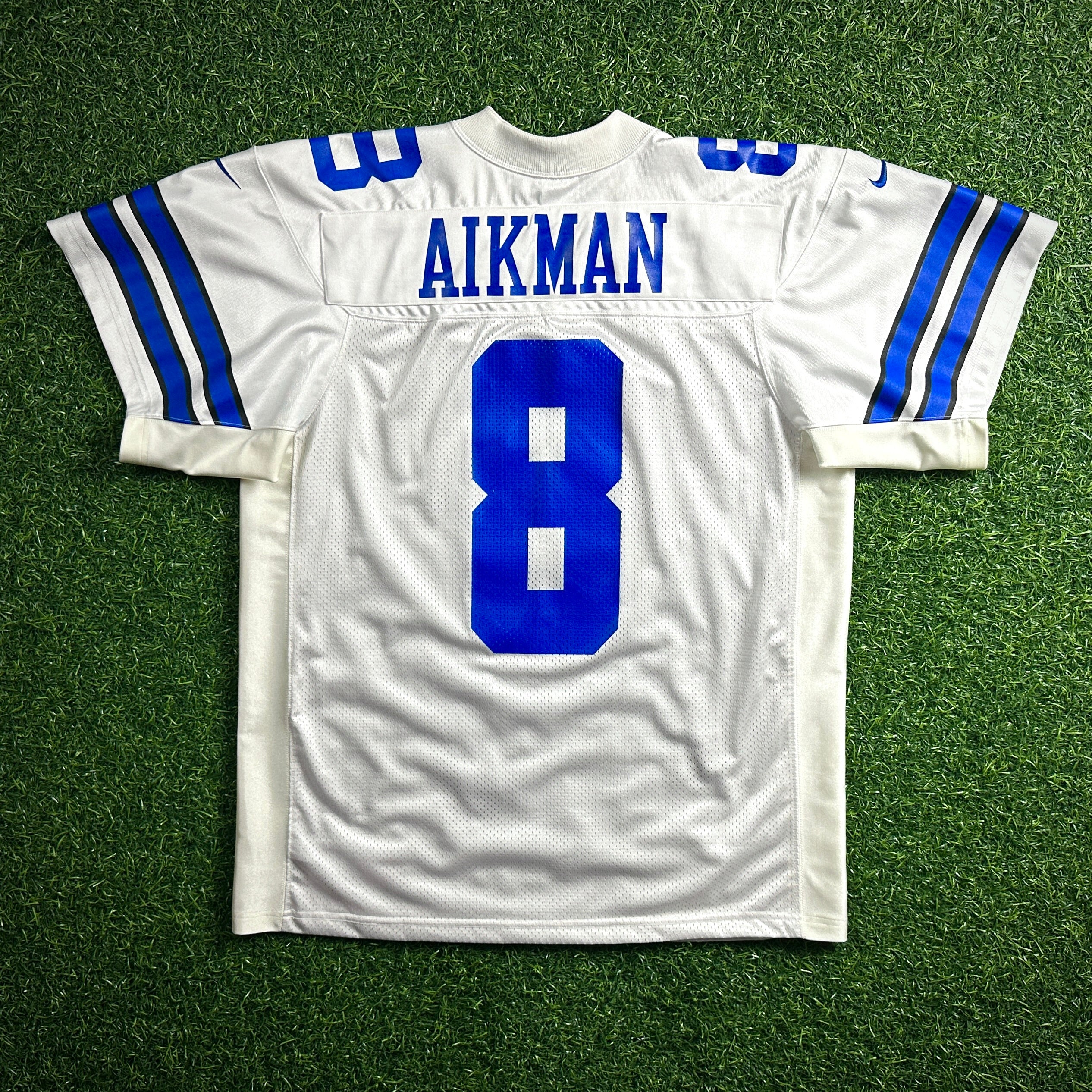 1999 Nike NFL Authentic Jersey Dallas Cowboys Troy Aikman Sz. 48 XL Vintage