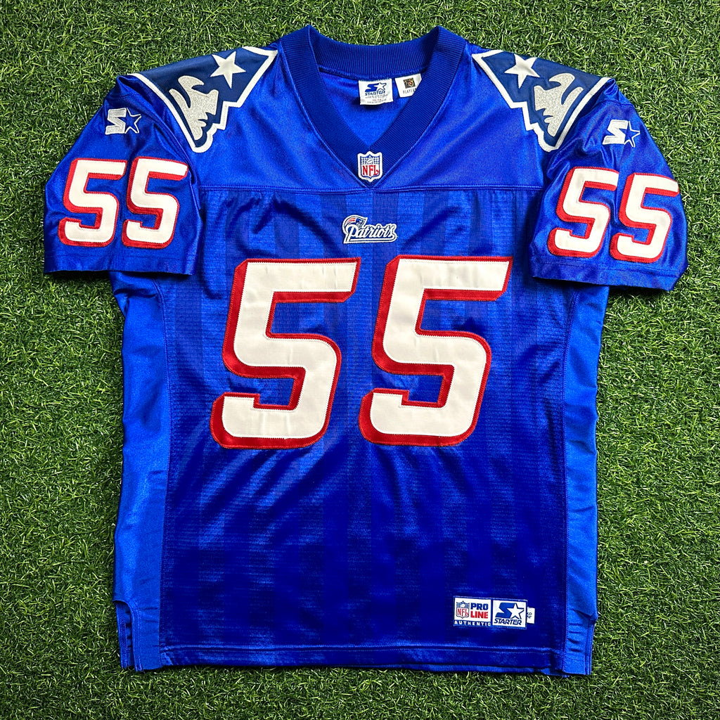 1995 Starter NFL Pro Line Jersey New England Patriots Willie McGinest Sz. 46 VTG