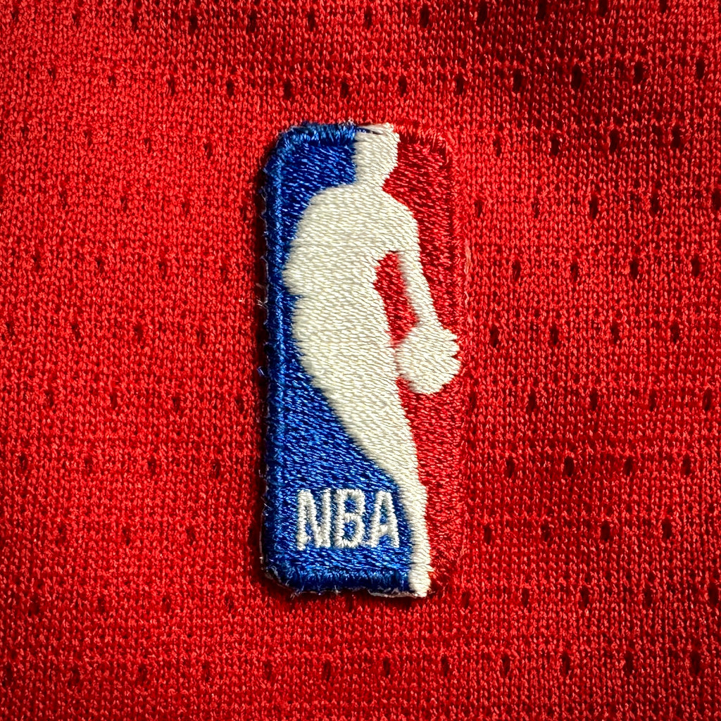1998 Nike NHL X NBA Mashup Jersey Chicago Bulls Blackhawks Michael Jordan Red Sz. L