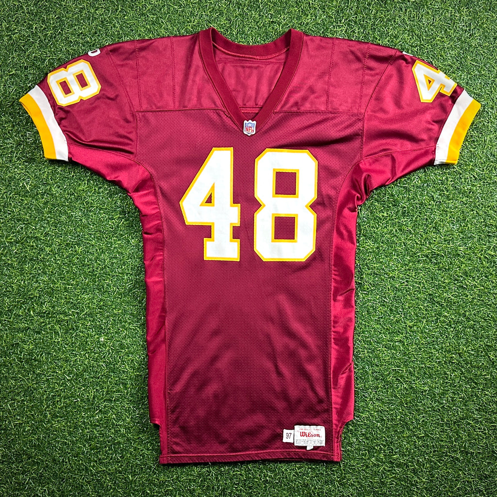 1997 Wilson NFL Game Issued Jersey Washington Redskins Stephen Davis Autograph